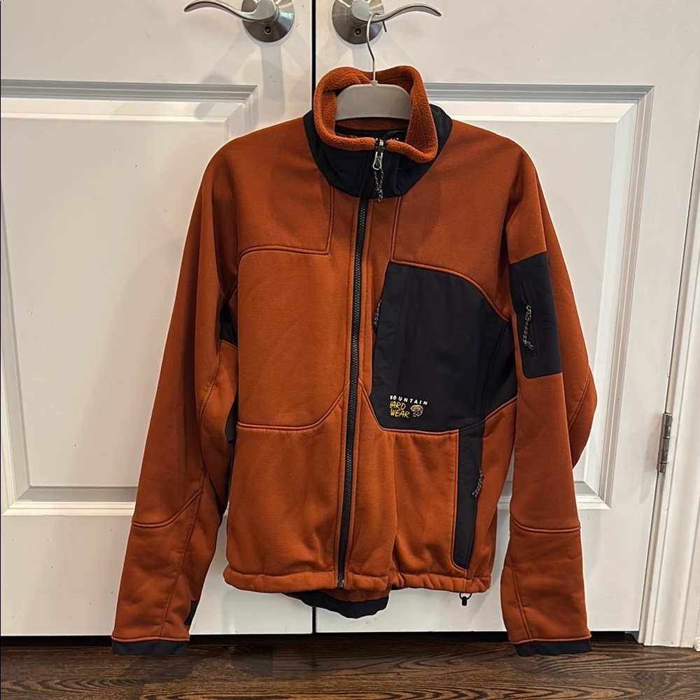 Mountain Hardwear Orange and Black Performance Jacket